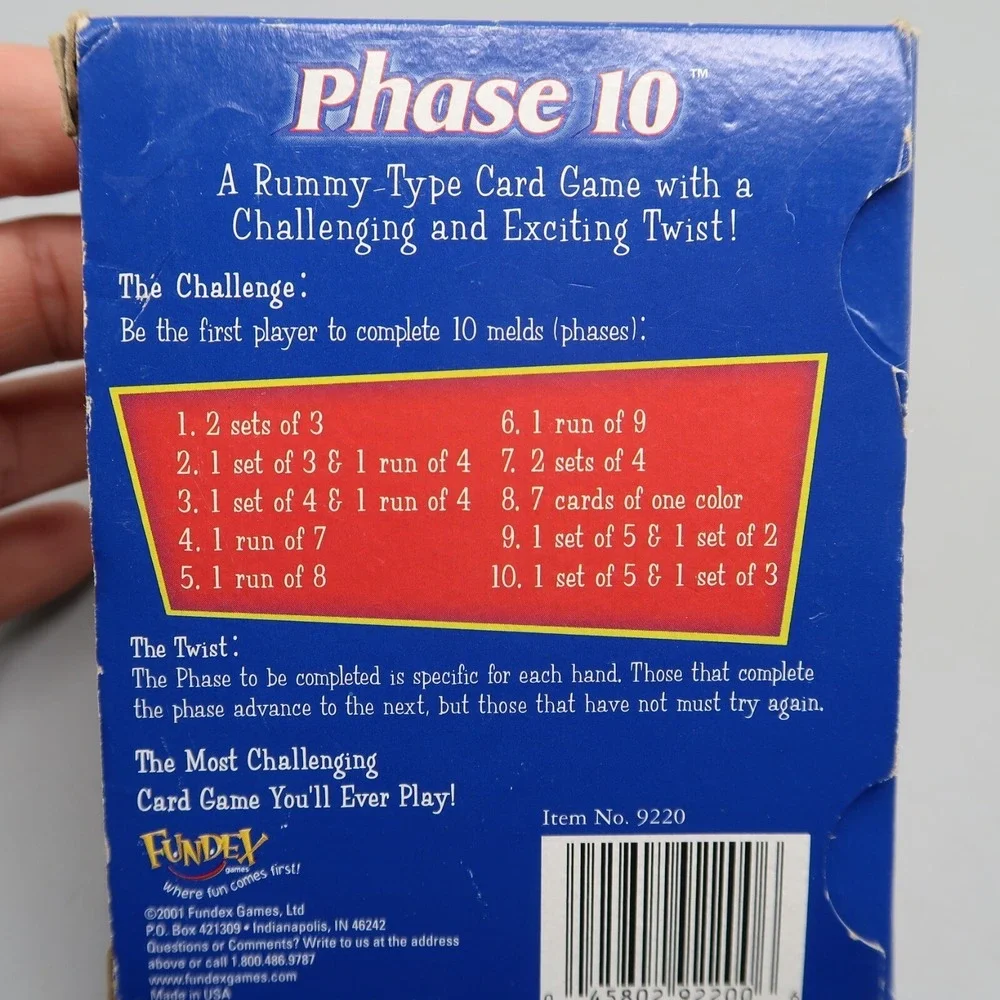 You Gotta Be‎ Kidding! Would You Rather & Phase 10 Card Game Lot of 2